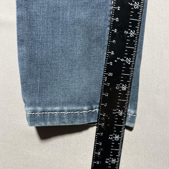 Miss Me Jeans Womens 25 Blue Signature Skinny Embroidered Stretch Denim Mid Rise - Picture 15 of 16